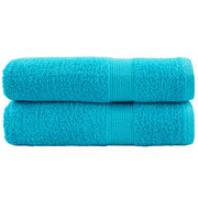 Towels SOLUND 2 pcs 600 gsm 50x100 cm turquoise