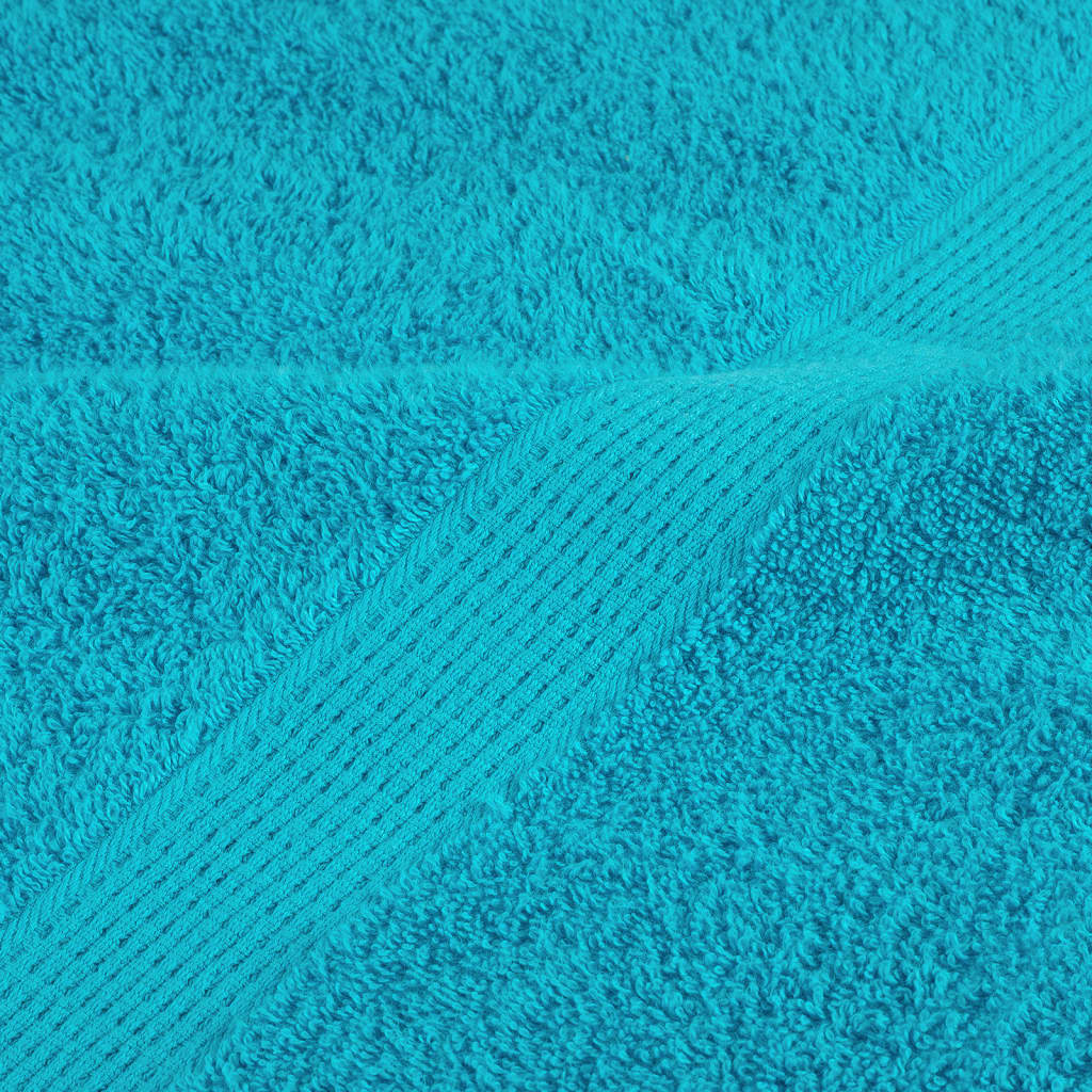 Handdoeken SOLUND 4 st 600 g/m² 50x100 cm turquoise