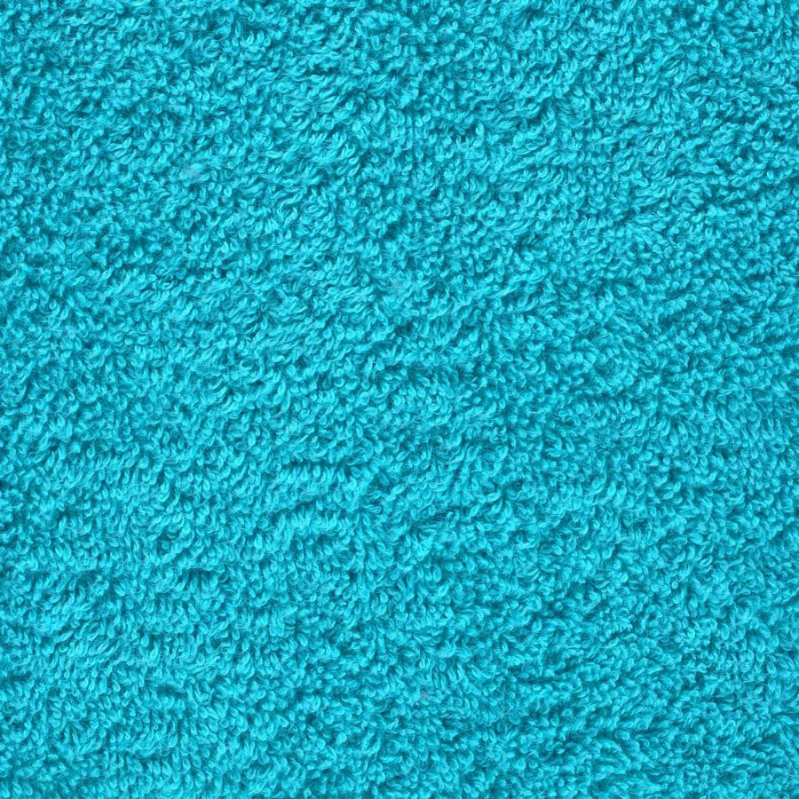 Handdoeken 10 st 600 g/m² 50x100 cm 100% katoen turquoise