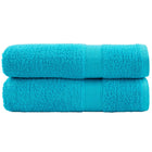 Badhanddoeken SOLUND 2 st 70x140 cm turquoise