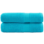 Badhanddoeken SOLUND 2 st 100x150 cm turquoise