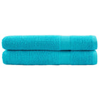 Saunadoeken 2 st 80x200 cm turquoise