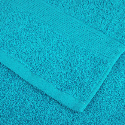Saunadoeken SOLUND 2 st 600 g/m² 80x200 cm turquoise