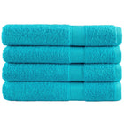 Towels SOLUND 4 pcs 600 gsm 100x200 cm turquoise