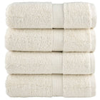 Washandjes crème 4 stuks 30x30 cm 600 g/m2