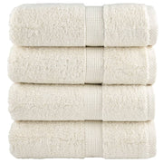Premium face cloths SOLUND 4 pcs cream 30x30 cm 600 g/m2