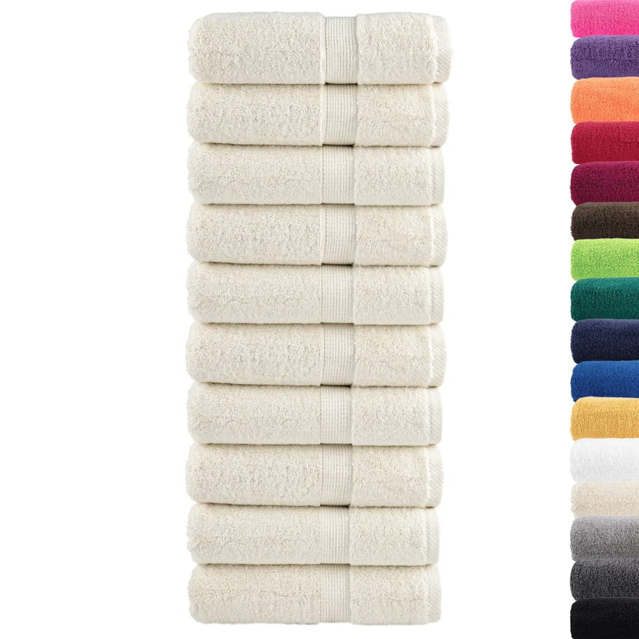 Gastendoekjes SOLUND 10 st 600 g/m² 30x30 cm crèmekleurig