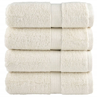 Gastendoekjes SOLUND 4 st 600 g/m² 30x50 cm crèmekleurig