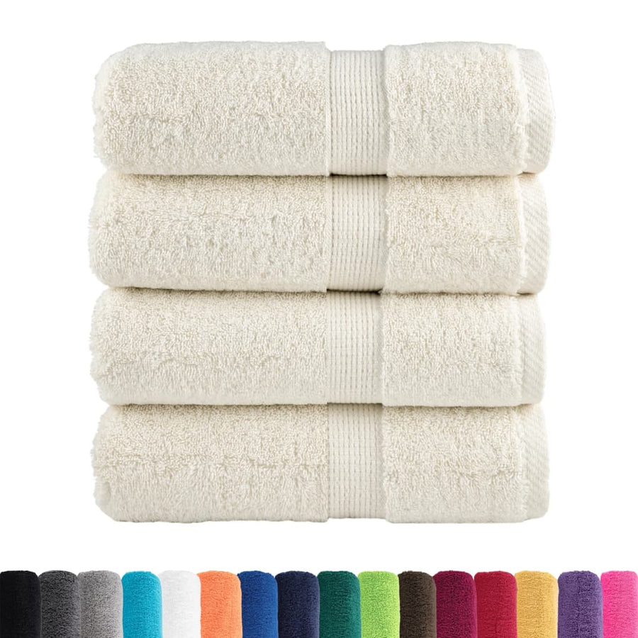 Gastendoekjes SOLUND 4 st 600 g/m² 30x50 cm crèmekleurig