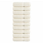 Handdoeken 10 st 50x100 cm crème katoen 600 g/m²