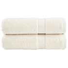 Badhanddoeken 2 st 70x140 cm crème 600 g/m²