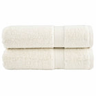 Badhanddoeken 2 st 100x150 cm crème 600 g/m²