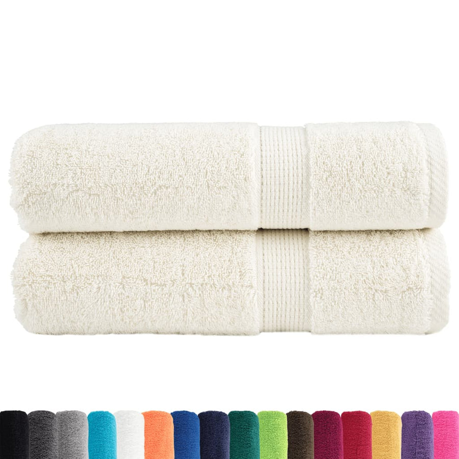 Badhanddoeken Solund 600 G/M² Crème 2 100 x 150 cm