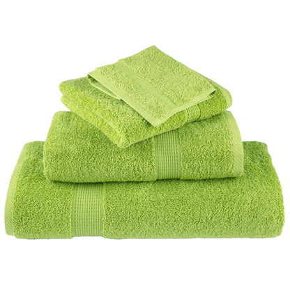 Washandjes 4 st 600 g/m² 30x30 cm 100% katoen appelgroen