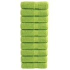 Premium Washcloths SOLUND 10 pieces apple green 30x30 cm 600 g/m²