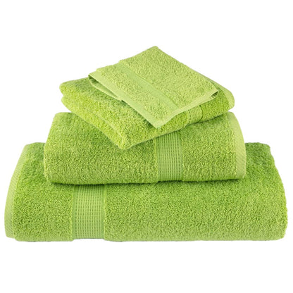 Washandjes 10 st 600 g/m² 30x30 cm 100% katoen appelgroen
