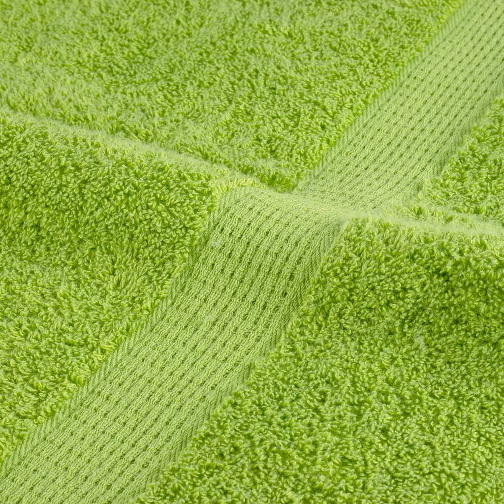 Washandjes 10 st 600 g/m² 30x30 cm 100% katoen appelgroen