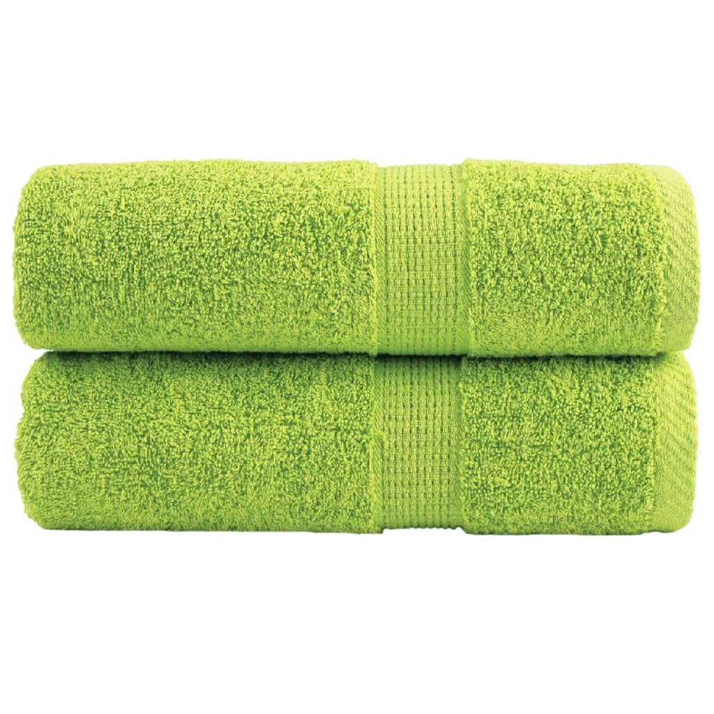 Gastendoekjes 2 st 600 g/m² 30x50 cm 100% katoen appelgroen