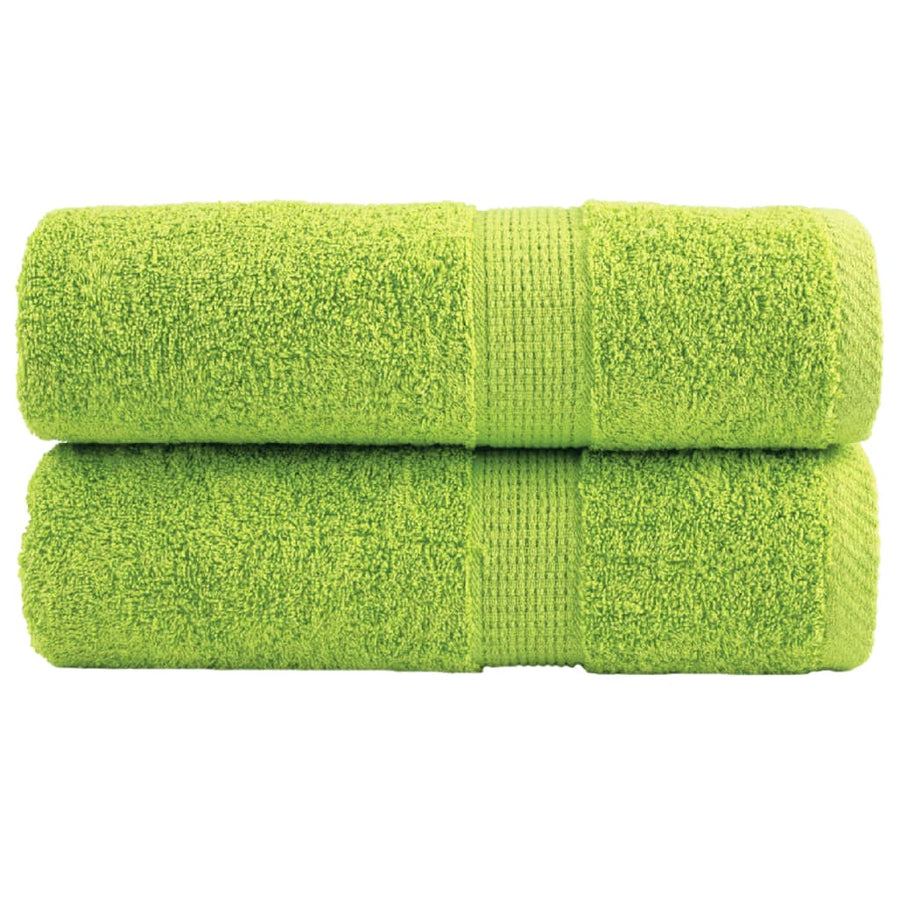 Gastendoekjes 2 st 600 g/m² 30x50 cm 100% katoen appelgroen