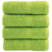 Guest towels SOLUND 4 pcs 600 gsm 30x50 cm apple green