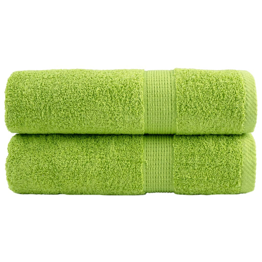 Handdoeken Solund 600 G/M² Appelgroen 2 50 x 100 cm