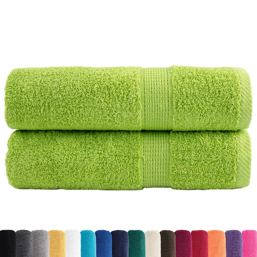 Handdoeken Solund 600 G/M² Appelgroen 2 50 x 100 cm
