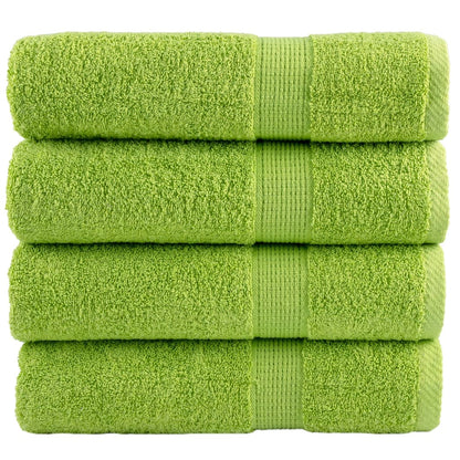 Handdoeken Solund 600 G/M² Appelgroen 4 50 x 100 cm