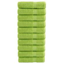 Handdoeken Solund 600 G/M² Appelgroen 10 50 x 100 cm