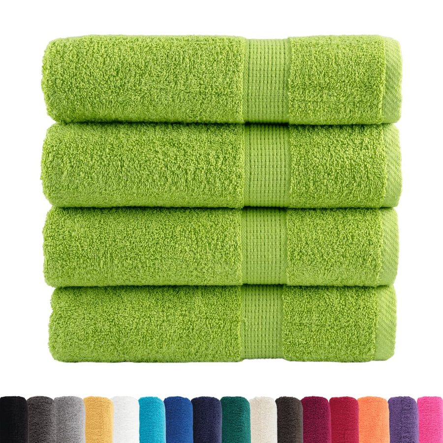 Badhanddoeken Solund 600 G/M² Appelgroen 4 70 x 140 cm