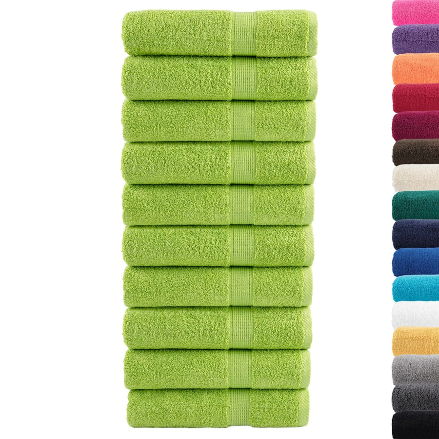 Badhanddoeken 10 st 600 g/m² 100x150 cm 100% katoen