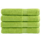 Sauna towels SOLUND 4 pcs 600 gsm 80x200 cm apple green