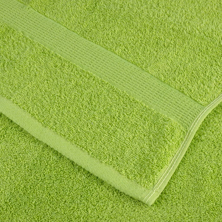 Saunadoeken 10 st 600 g/m² 80x200 cm 100% katoen appelgroen