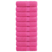 Premium washcloths SOLUND 10 pieces pink 30x30 cm 600 g/m²