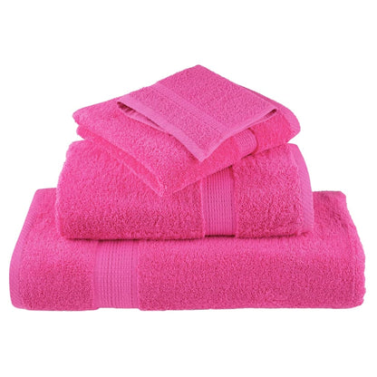 Washandjes 10 st 600 g/m² 30x30 cm 100% katoen roze