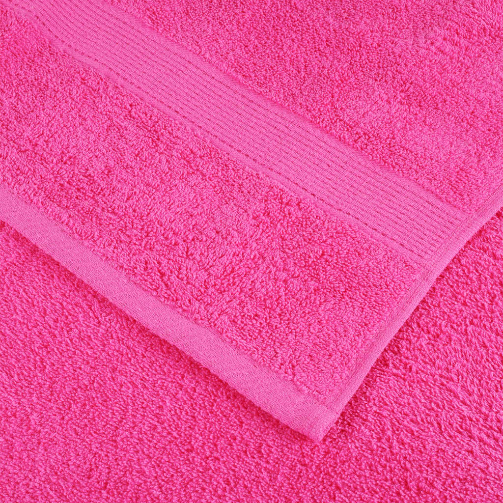 Washandjes 10 st 600 g/m² 30x30 cm 100% katoen roze