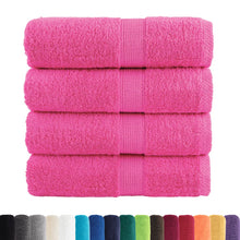 Gastendoekjes SOLUND 4 st 600 g/m² 30x50 cm roze