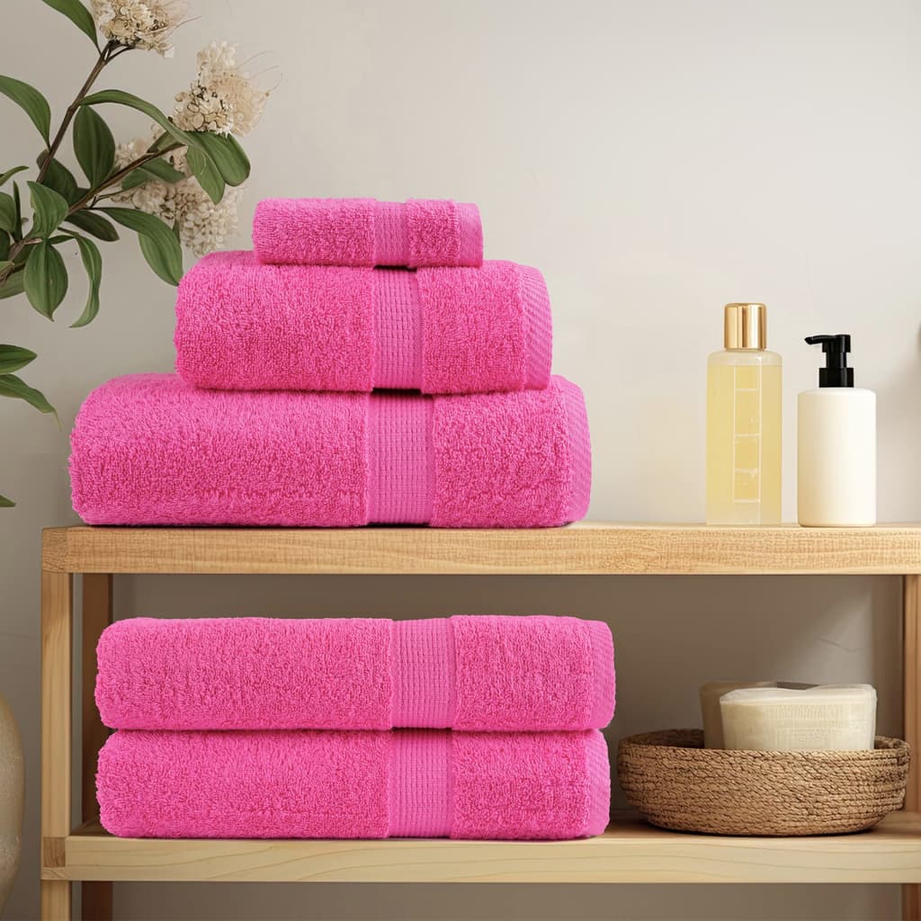Gastendoekjes SOLUND 4 st 600 g/m² 30x50 cm roze