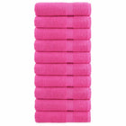 Towels SOLUND 10 pcs 600 gsm 50x100 cm pink
