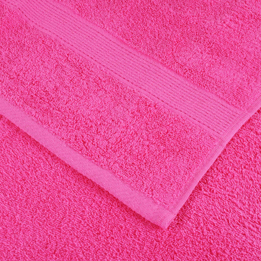 Saunadoeken 4 st 600 g/m² 80x200 cm 100% katoen roze