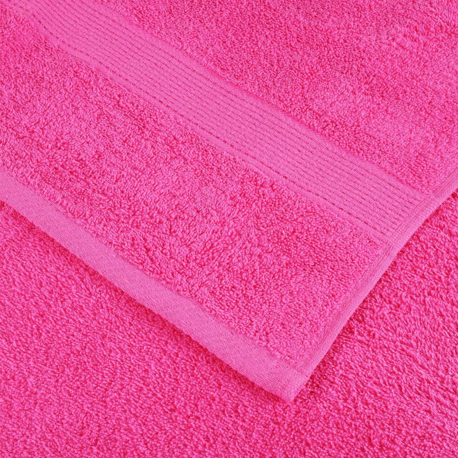 Handdoeken 2 st 600 g/m² 100x200 cm 100% katoen roze