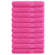 Handdoeken 10 st 100x200 cm roze