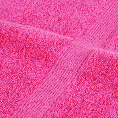 Handdoeken 10 st 600 g/m² 100x200 cm 100% katoen roze