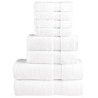 8-piece Towel Set SOLUND 600 gsm white