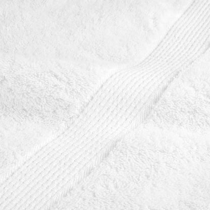 8-delige Handdoekenset 600 g/m² 100% katoen wit