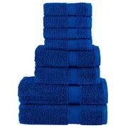 8-piece Towel Set SOLUND 600 gsm blue