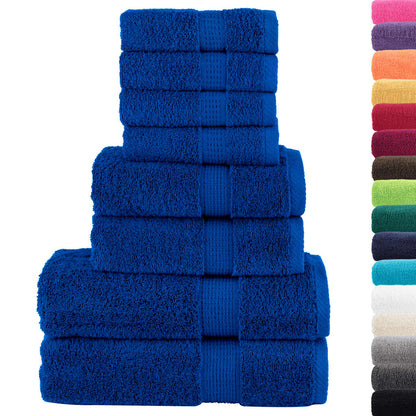 8-Delige Handdoekenset Solund 600 G/M² Blauw