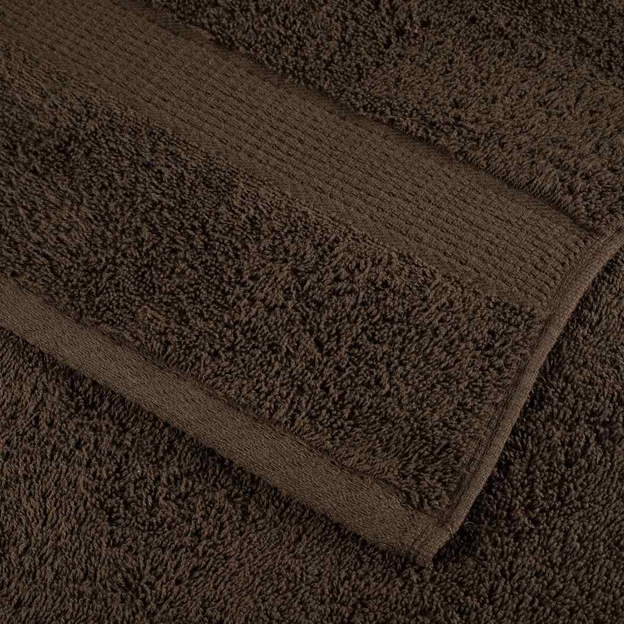 8-delige Handdoekenset SOLUND 600 g/m² bruin