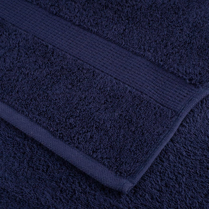 8-delige Handdoekenset 600 g/m² 100% katoen marineblauw