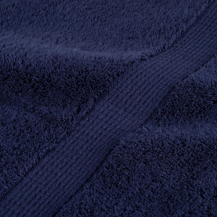 8-delige Handdoekenset 600 g/m² 100% katoen marineblauw