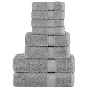 8-piece Towel Set SOLUND 600 gsm grey